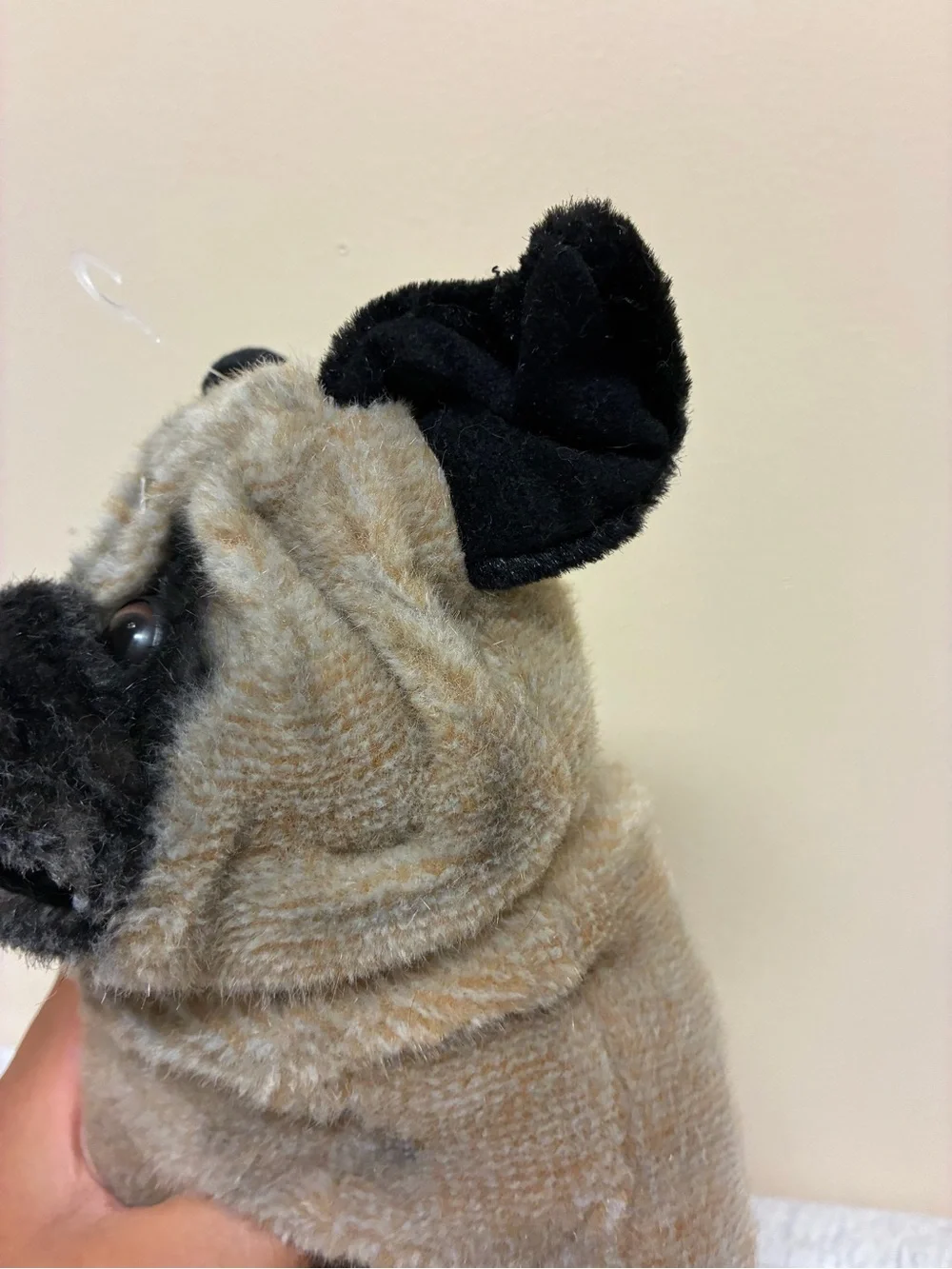 VINTAGE Aurora A&A Plush Pug Dog 11